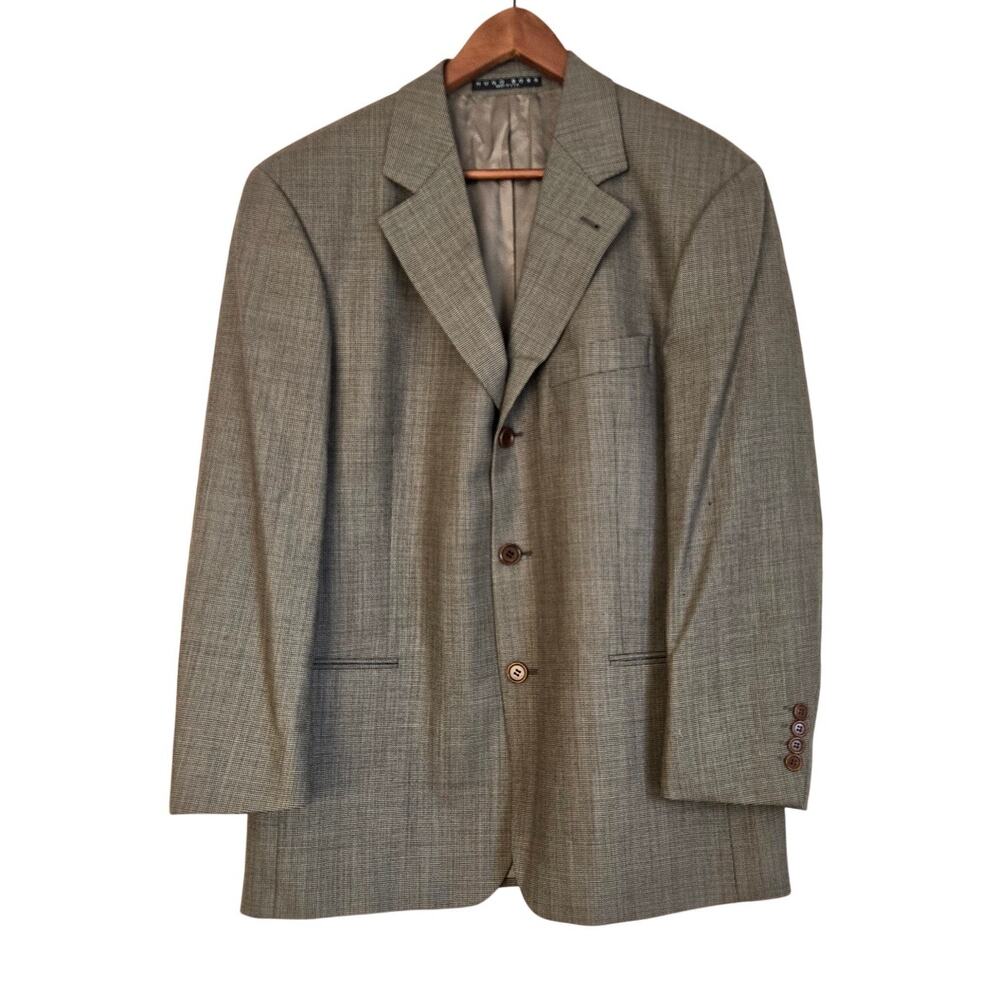 Vintage Hugo Boss x Barney's New York Tailored Wool Blend Tailored Blazer 38